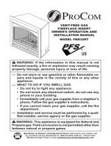 ProCom Heating PCFD32RT-M-MO User guide