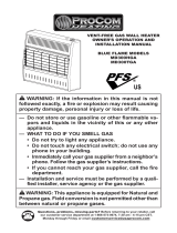 ProCom Heating MD300HGA User manual