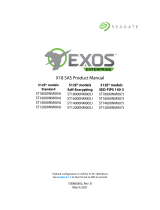 Seagate ST18000NM007J Exos X18 18TB User manual