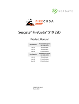 Seagate ZP500GM30021 FireCuda 510 SSD 500GB User manual