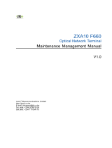 JTL ZXA10 F660 Maintenance Management Manual