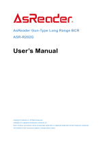 AsReader ASR-R202G Series User manual