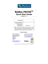 Plasmon Raidtec FS3102 Quick start guide