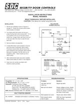 SDC PBD2090A Installation guide