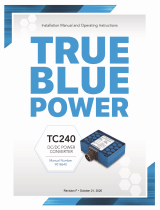 True blue power 6430240-1 Installation Manual And Operating Instructions
