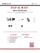 Command access CYLP-UL-M KIT Insert Instructions