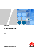 Huawei RRU3268 Installation guide