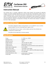 EMX Industries CarSense 202 User manual