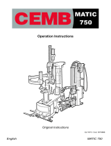 CEMB MATIC 750 Operation Instructions Manual