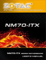 Zotac Intel NM70-ITX Series User manual