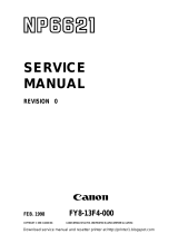 Canon NP6621 User manual