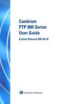 Cambium PTP 800 Series User manual