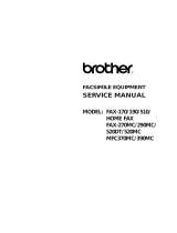 Brother FAX-520DT User manual