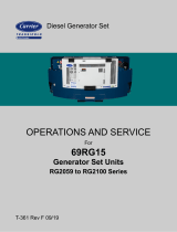 Carrier RG2059 Series Operation And Service