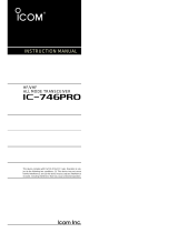 ICOM IC-746PRO User manual