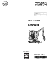 Wacker Neuson ET18 User manual