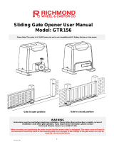 Richmond GTR156 User manual
