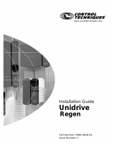 Control Techniques Unidrive Regen Installation guide