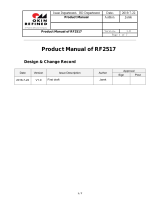 Okin Refined RF2517 User manual