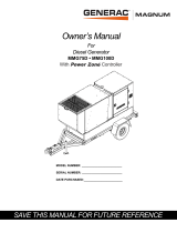 Generac Power Systems MAGNUM MMG100D Owner's manual