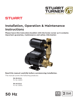 Stuart Turner PH 45 ES Installation, Operation & Maintenance Instructions Manual