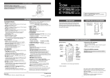 ICOM IC-F3162D series Operating instructions