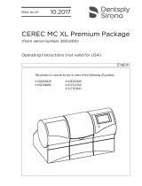 Sirona CEREC MC XL Premium Package Instructions for use