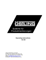 OSTLING Minietch 80 Operating Instructions Manual