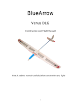 BlueArrow Venus DLG Construction And Flight Manual