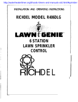 Richdel LAWN GENIE R406DLG Installation and Operating Instructions