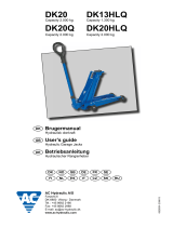 AC Hydraulic DK20 User manual