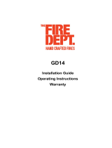 Fire dept GD14 1000 Installation Manual Operating Instructions Warranty