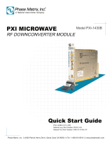 National Instruments Phase Matrix PXI-1430B Quick start guide