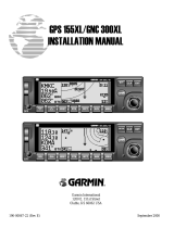 Garmin GPS 155XL Installation guide