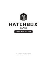 Hatchbox ALPHA User manual