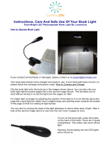 LuminoLite Book Light Care and Use
