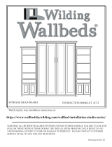 Wilding Wallbeds Studio Series Operating instructions