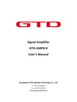 GTD GTD-AMP8 User manual