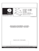 Kalia UMANI Series Installation Instructions / Warranty