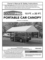CoverPro 62857 Owner's Manual & Safety Instructions
