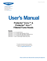 Labconco Protector Echo 183 Series User manual