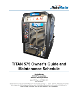HydraMaster Titan 575 Owner’s Manual And Maintenance Schedule