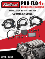 Edelbrock Pro-Flo 4+ EFI Engine Management System #36160 for 2015-17 Ford Coyote w/Tablet Installation guide