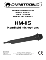 Omnitronic HM-115 User manual