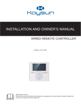 Kaysun KC-03 SPS Installation and Owner's Manual