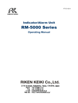 Riken Keiki RM-5000 Series Operating instructions