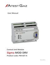 Atest Gaz Sigma MOD DRV User manual