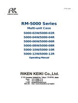 Riken Keiki RM-5000 Series Operating instructions