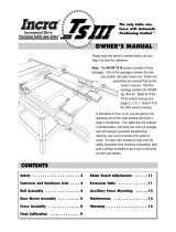 Incra TS III Owner's manual