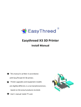 EasyThreed X3 User manual